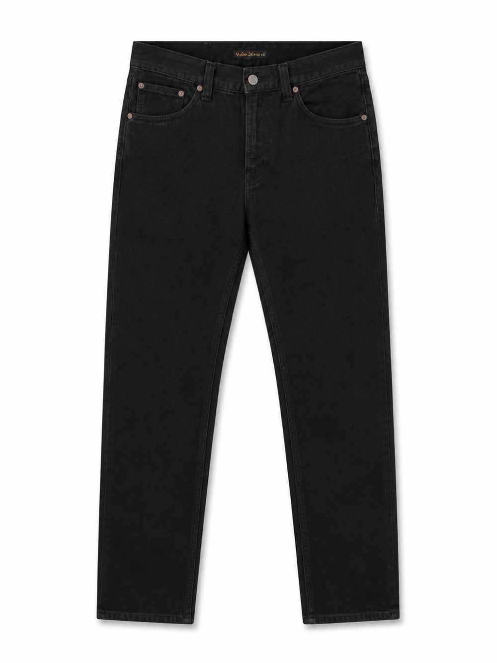 Nudie Jeans Slim Straight Black Gritty Jackson  30-32